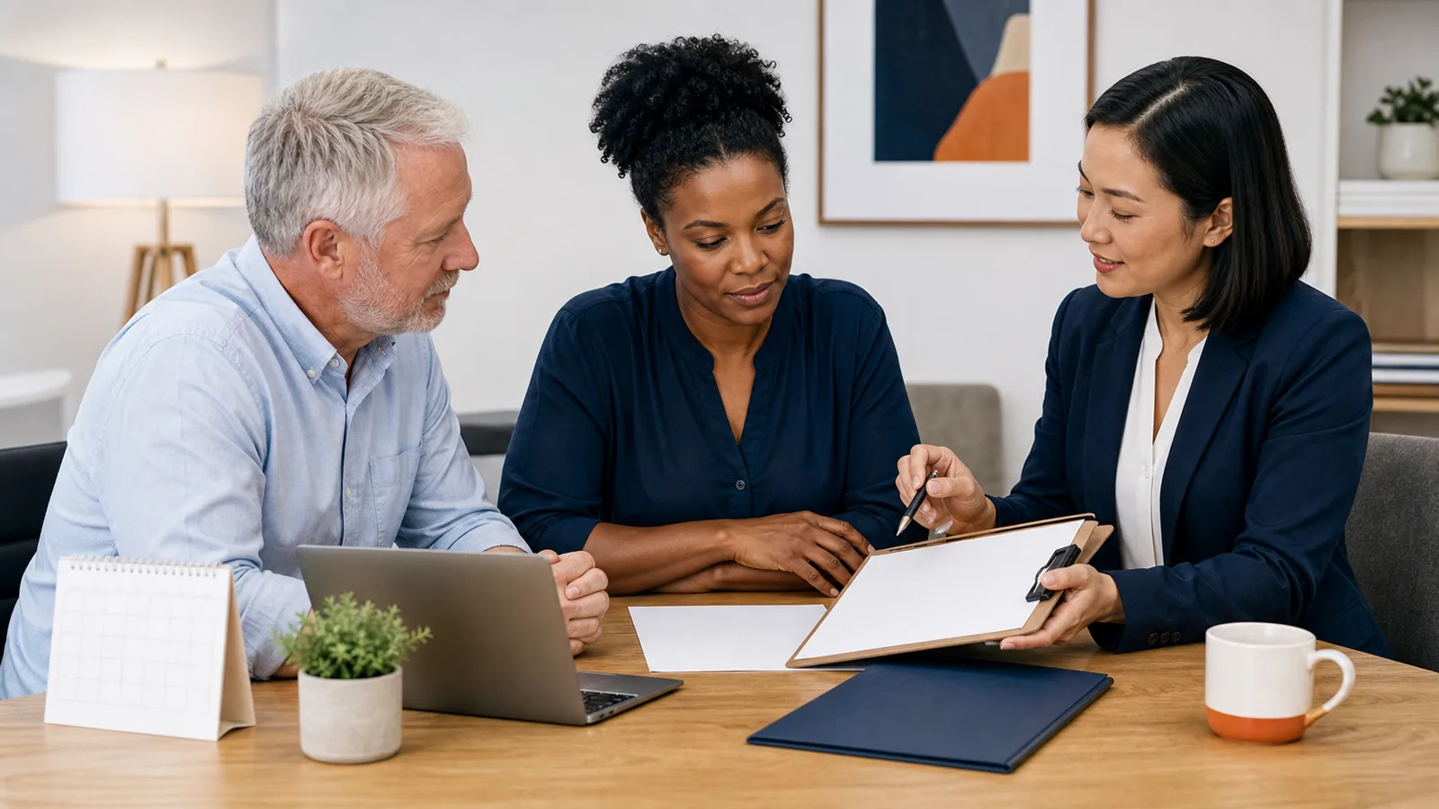 Broker-led renewal and claims-support review conversation.